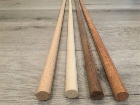 Hemlock has a light reddish brown appearance. . 6 foot wooden dowel rods
